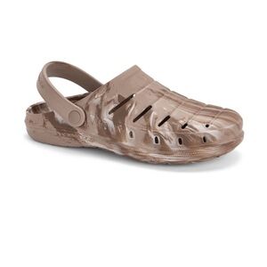 Rugged Shark Men's Comfort Tan Slip-On Clogs